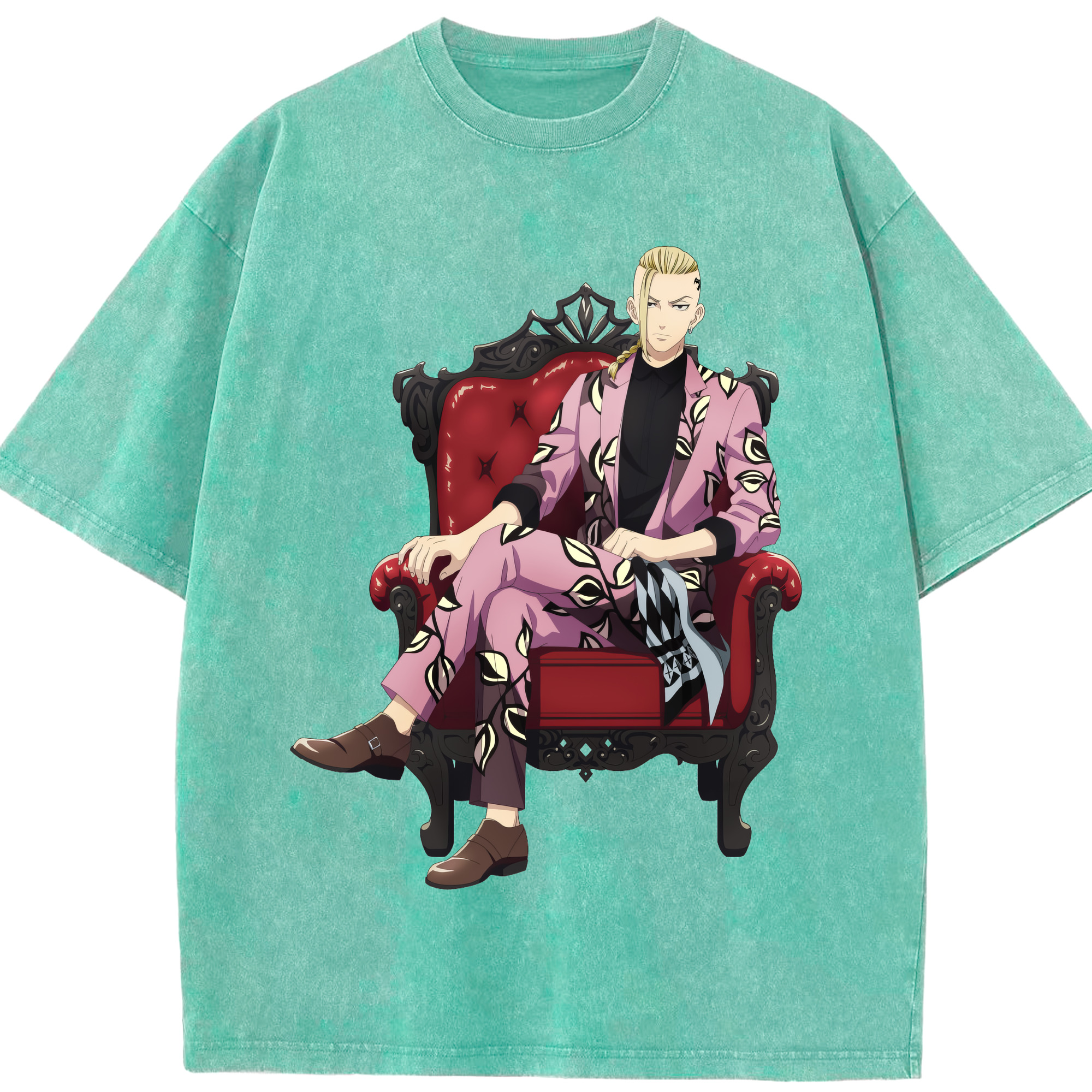 （画像用） 東京リベンジャーズ Tokyo Revengers 綿100% ヴィンテージ風 半袖Tシャツ（フロントプリント）